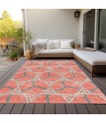 Addison Chantille ACN959-Coral 5 ft. X 7 ft. 6 in. Rectangle Rug