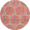 Addison Chantille ACN959-Coral 8 ft. X 8 ft. Round Rug