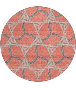 Addison Chantille ACN959-Coral 8 ft. X 8 ft. Round Rug