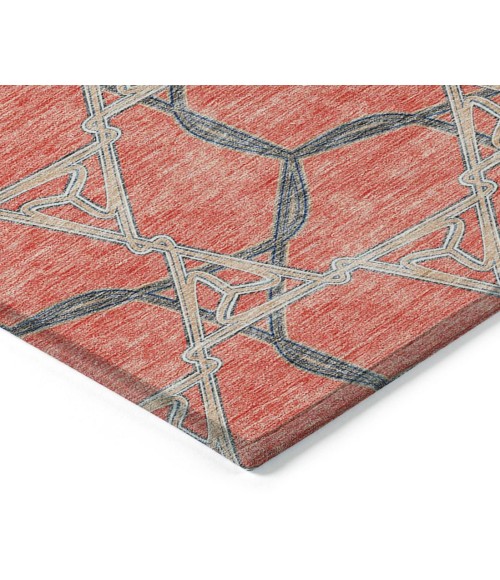 Addison Chantille ACN959-Coral 5 ft. X 7 ft. 6 in. Rectangle Rug