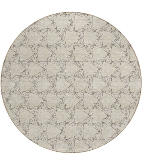 Addison Chantille ACN960-Beige 8 ft. X 8 ft. Round Rug