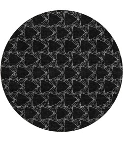 Addison Chantille ACN960-Black 8 ft. X 8 ft. Round Rug