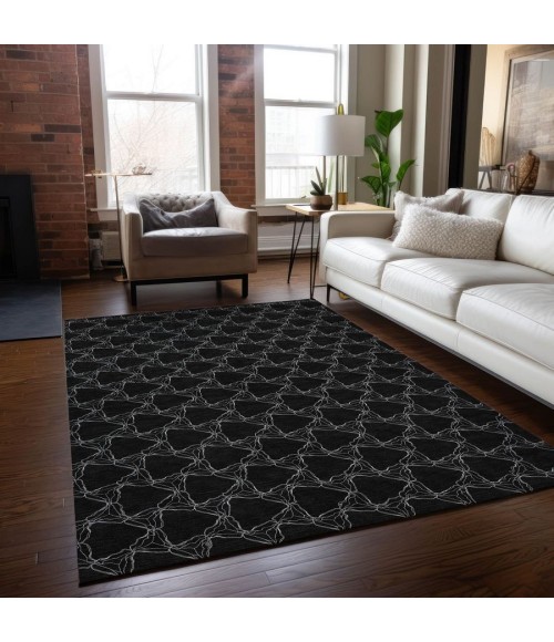 Addison Chantille Rug ACN960-Black 10 ft. X 14 ft. Rectangle - Rugs Town Addison Chantille ACN960-Black 10 ft. X 14 ft. Rectangle Rug