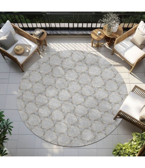 Addison Chantille ACN960-Gray 8 ft. X 8 ft. Round Rug