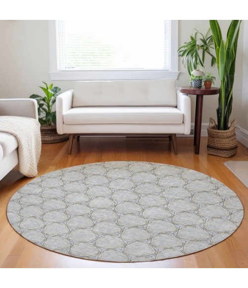 Addison Chantille ACN960-Gray 8 ft. X 8 ft. Round Rug