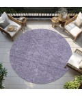 Addison Chantille ACN960-Lavender 8 ft. X 8 ft. Round Rug