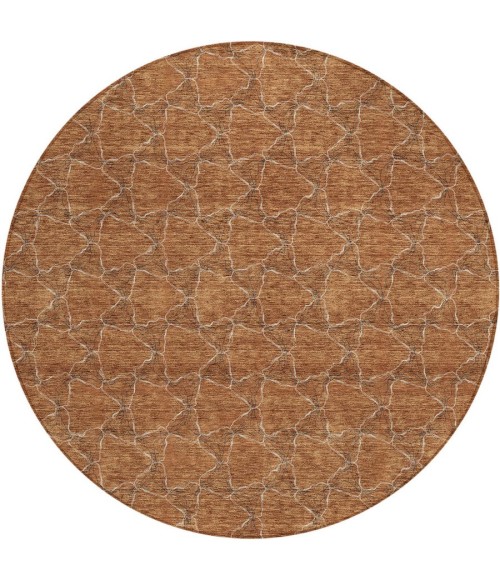 Addison Chantille ACN960-Paprika 8 ft. X 8 ft. Round Rug