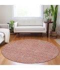 Addison Chantille ACN960-Salmon 8 ft. X 8 ft. Round Rug