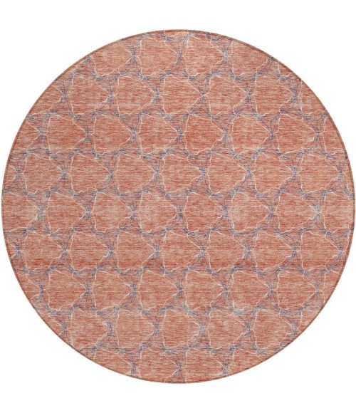 Addison Chantille ACN960-Salmon 8 ft. X 8 ft. Round Rug