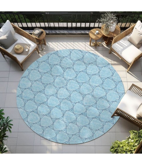 Addison Chantille ACN960-Sky 8 ft. X 8 ft. Round Rug