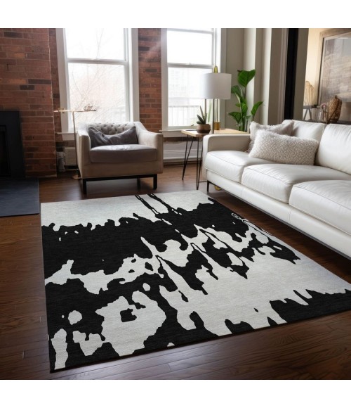 Addison Chantille Rug ACN961-Black 10 ft. X 14 ft. Rectangle - Rugs Town Addison Chantille ACN961-Black 10 ft. X 14 ft. Rectangle Rug