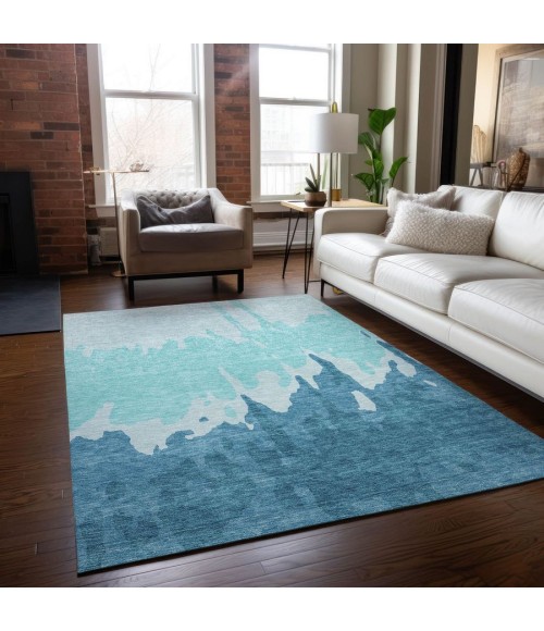 Addison Chantille Rug ACN961-Teal 9 ft. X 12 ft. Rectangle - Rugs Town Addison Chantille ACN961-Teal 9 ft. X 12 ft. Rectangle Rug