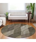 Addison Chantille ACN962-Brown 8 ft. X 8 ft. Round Rug