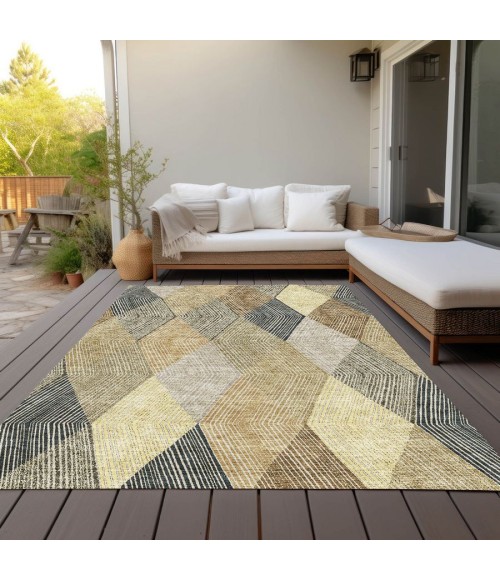 Addison Chantille ACN962-Mocha 5 ft. X 7 ft. 6 in. Rectangle Rug