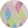 Addison Chantille ACN962-Pink 8 ft. X 8 ft. Round Rug