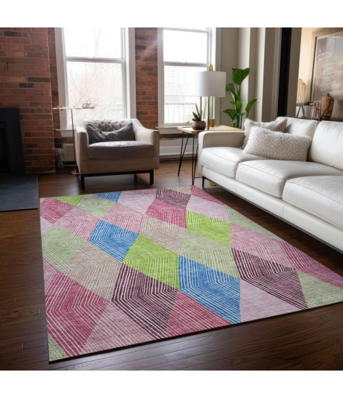 Addison Chantille ACN962-Pink 5 ft. X 7 ft. 6 in. Rectangle Rug