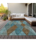Addison Chantille ACN962-Teal 5 ft. X 7 ft. 6 in. Rectangle Rug