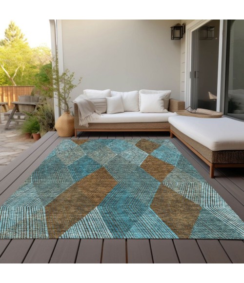 Addison Chantille ACN962-Teal 5 ft. X 7 ft. 6 in. Rectangle Rug