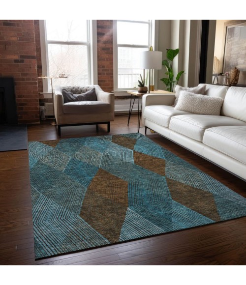 Addison Chantille ACN962-Teal 5 ft. X 7 ft. 6 in. Rectangle Rug