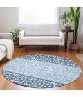 Addison Chantille ACN964-Blue 8 ft. X 8 ft. Round Rug