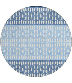 Addison Chantille ACN964-Blue 8 ft. X 8 ft. Round Rug
