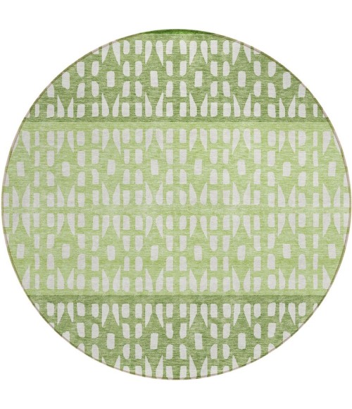 Addison Chantille ACN964-Green 8 ft. X 8 ft. Round Rug