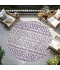 Addison Chantille ACN964-Purple 8 ft. X 8 ft. Round Rug