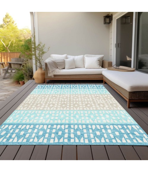 Addison Chantille ACN964-Teal 5 ft. X 7 ft. 6 in. Rectangle Rug