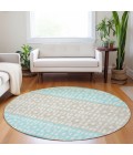Addison Chantille ACN964-Teal 8 ft. X 8 ft. Round Rug