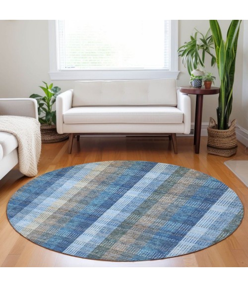 Addison Chantille ACN966-Denim 8 ft. X 8 ft. Round Rug