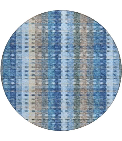 Addison Chantille ACN966-Denim 8 ft. X 8 ft. Round Rug