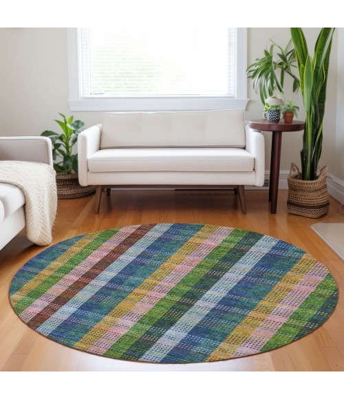 Addison Chantille ACN966-Navy 8 ft. X 8 ft. Round Rug