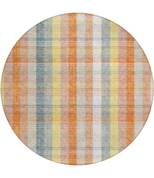 Addison Chantille ACN966-Peach 8 ft. X 8 ft. Round Rug