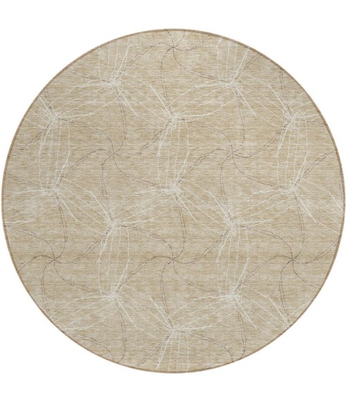 Addison Chantille ACN968-Beige 8 ft. X 8 ft. Round Rug