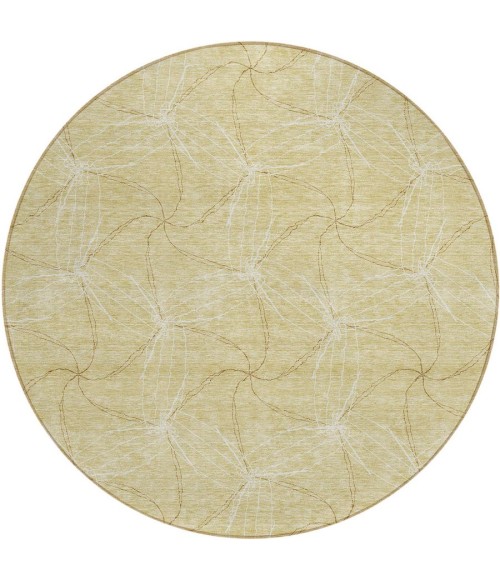 Addison Chantille ACN968-Wheat 8 ft. X 8 ft. Round Rug