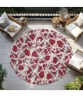 Addison Chantille ACN969-Burgundy 8 ft. X 8 ft. Round Rug