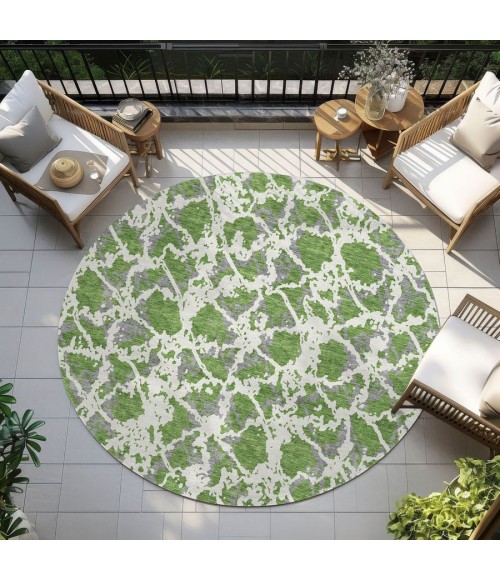 Addison Chantille ACN969-Green 8 ft. X 8 ft. Round Rug