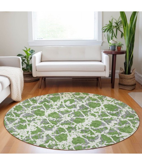 Addison Chantille ACN969-Green 8 ft. X 8 ft. Round Rug
