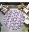 Addison Chantille ACN969-Lilac 8 ft. X 8 ft. Round Rug
