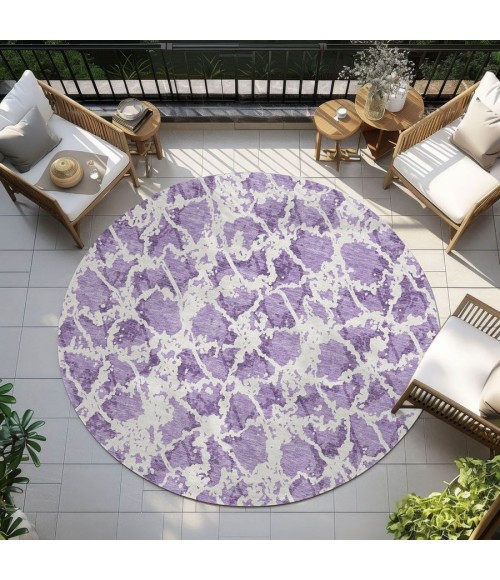Addison Chantille ACN969-Lilac 8 ft. X 8 ft. Round Rug