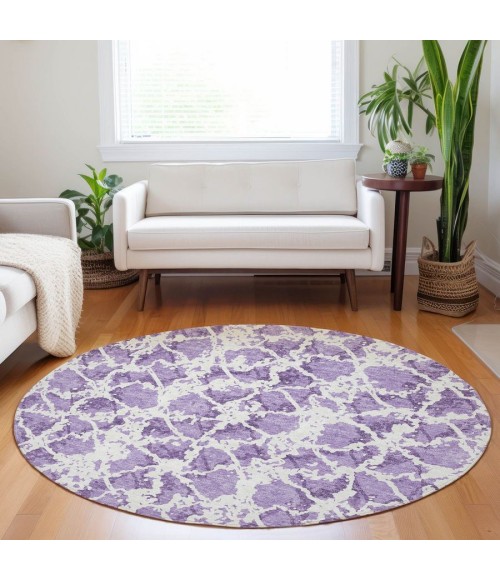 Addison Chantille ACN969-Lilac 8 ft. X 8 ft. Round Rug