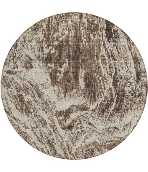 Addison Chantille ACN971-Brown 8 ft. X 8 ft. Round Rug