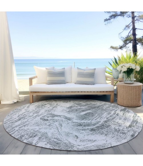 Addison Chantille ACN971-Gray 8 ft. X 8 ft. Round Rug