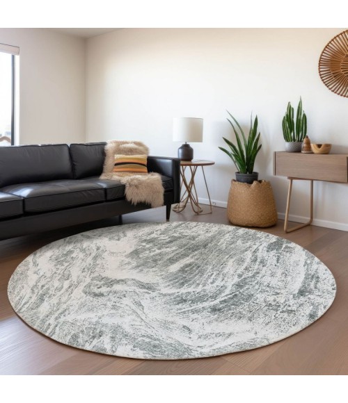 Addison Chantille ACN971-Gray 8 ft. X 8 ft. Round Rug