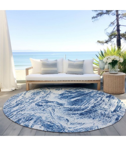Addison Chantille ACN971-Navy 8 ft. X 8 ft. Round Rug