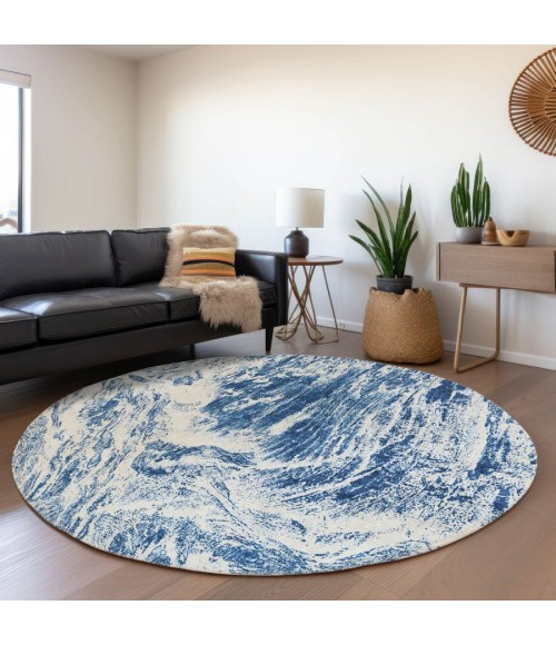 Addison Chantille ACN971-Navy 8 ft. X 8 ft. Round Rug
