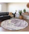 Addison Chantille ACN971-Purple 8 ft. X 8 ft. Round Rug