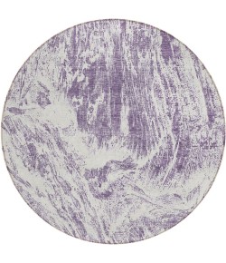 Addison Chantille ACN971-Purple 8 ft. X 8 ft. Round Rug
