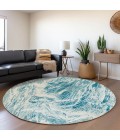 Addison Chantille ACN971-Teal 8 ft. X 8 ft. Round Rug