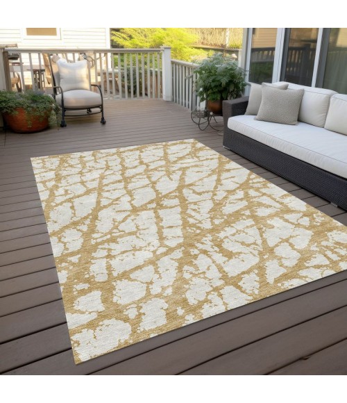 Addison Chantille Rug ACN972-Gold 10 ft. X 14 ft. Rectangle - Rugs Town Addison Chantille ACN972-Gold 10 ft. X 14 ft. Rectangle Rug